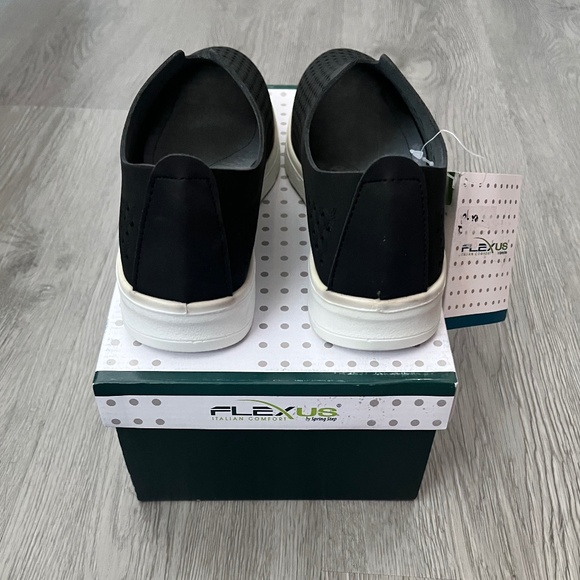 NIB Flexus by Spring Step Black Italian Comfort Slip On Shoes Size 6.5-7 (EU 37) - Picture 10 of 11